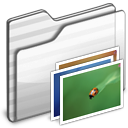 Wallpaper Folder white icon